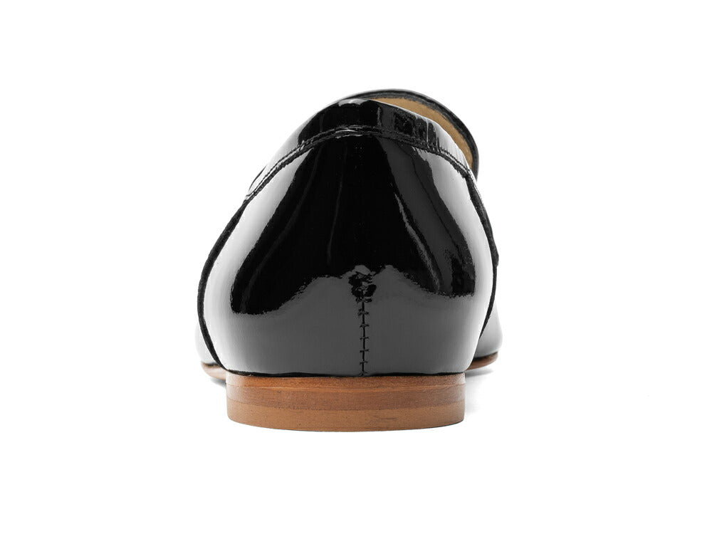 ファビオルスコーニ fabio rusconi ローファー 4057 エナメル ブラック VERNICE ベージュソール フラット レディース コインローファー フラットヒール ローヒール レディース 大人 やわらかい 疲れにくい 長時間 本革 柔らかい 牛革 レザー レザーシューズ シンプル