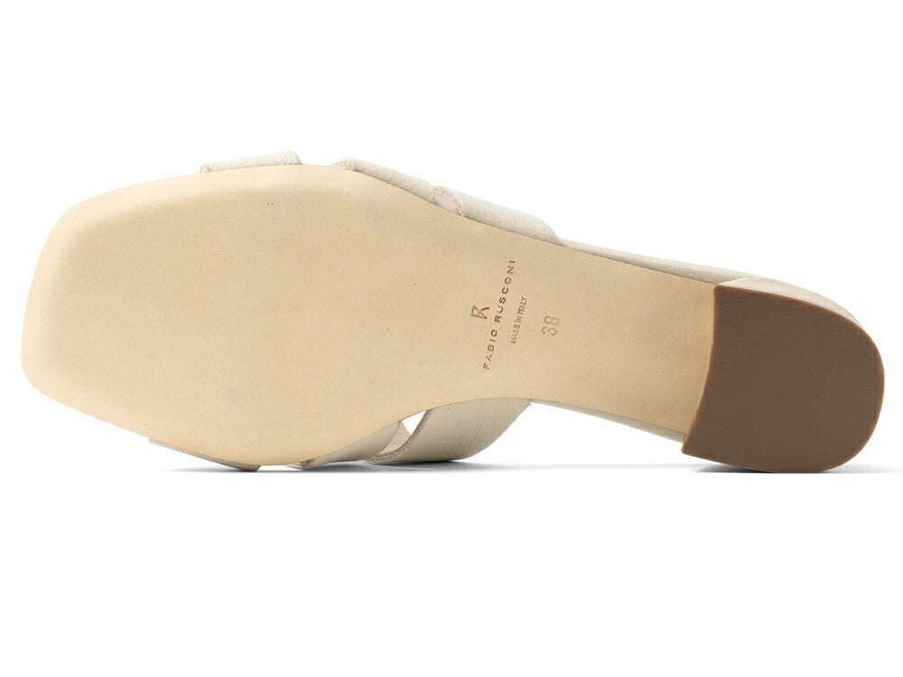 【アウトレット特価】ファビオルスコーニ fabio rusconi サンダル 7021 DOLLARINO レザー ヒール 本革 レディース ベージュ SAND レザーサンダル 柔らかい 大人 レディースサンダル 春夏 夏 歩きやすい ブランド おしゃれ 疲れない ローヒール カーフレザー