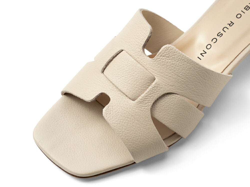 ファビオルスコーニ fabio rusconi サンダル 7021 DOLLARINO レザー ヒール 本革 レディース ベージュ SAND レザーサンダル 柔らかい 大人 レディースサンダル 春夏 夏 歩きやすい ブランド おしゃれ 疲れない ローヒール カーフレザー