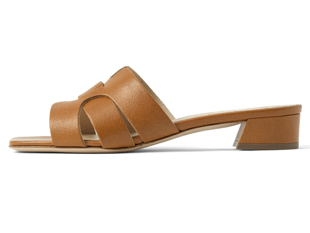 ファビオルスコーニ fabio rusconi サンダル 7021 MALAGA レザー ヒール 本革 レディース ブラウン CUOIO レザーサンダル 柔らかい 大人 レディースサンダル 春夏 夏 歩きやすい ブランド おしゃれ 疲れない ローヒール カーフレザー