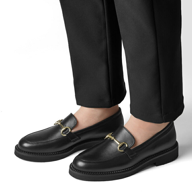 ファビオルスコーニ fabio rusconi ビットローファー 厚底 RC5127 MADRID NERO レザー ブラック レディース ローファー 厚底ソール NAPPA レザーシューズ シンプル 本革 柔らかい 疲れない 歩きやすい 厚底ローファー レディース靴 イタリア