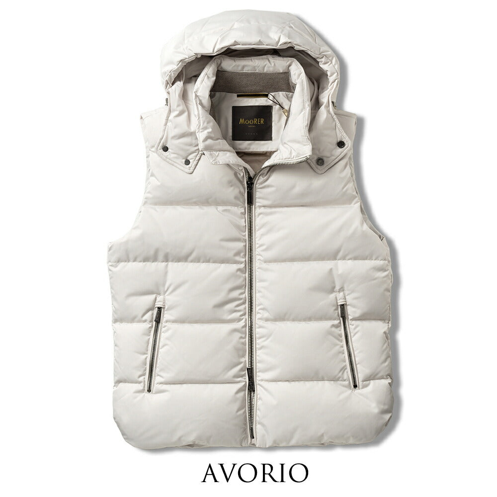 ムーレー MOORER ファイアー FIRE-WK ダウンベスト ダウンパーカ ダウンフーディ—