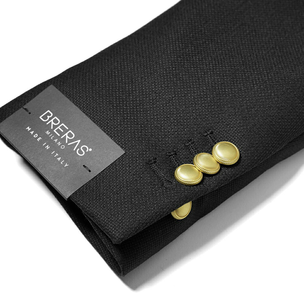 ブレラス BRERAS ジャケット ダブルブレスト ネイビー FIRENZETG010 25SS 25春夏 ダブル テーラードジャケット ホップサック ウール メンズ ビジネス ブランド 6ボタン サイドベンツ カノニコ 高級 クラシコ イタリア