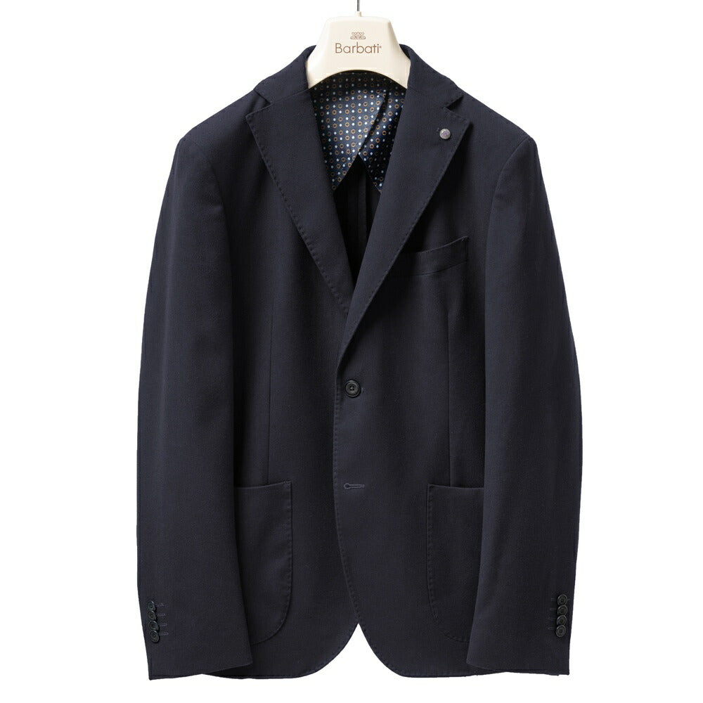 バルバッティ BARBATI テーラードジャケット G-NIK-224642 24秋冬 メンズ ジャケット シングルジャケット ストレッチ ビジネス シンプル カジュアル イタリア ブランド スリム 春 秋 冬 開き見せ ノッチドラペル インポート