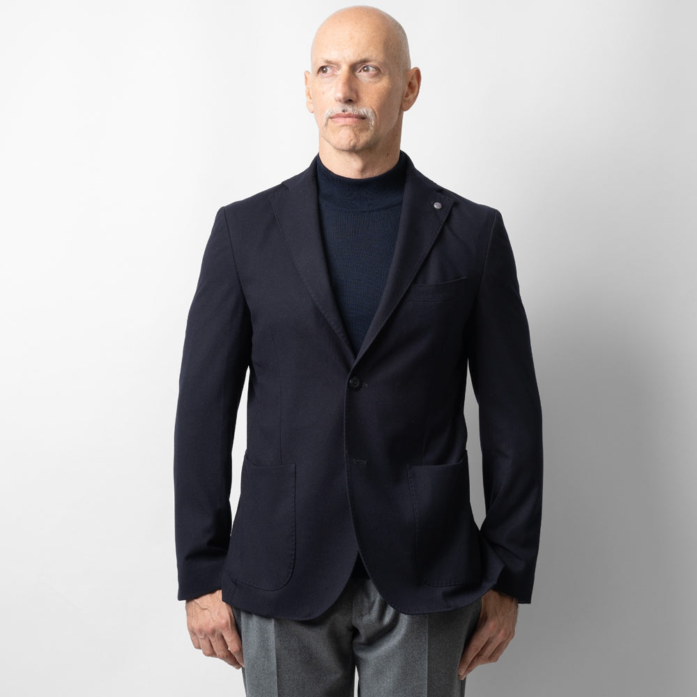 バルバッティ BARBATI テーラードジャケット G-NIK-224642 24秋冬 メンズ ジャケット シングルジャケット ストレッチ ビジネス シンプル カジュアル イタリア ブランド スリム 春 秋 冬 開き見せ ノッチドラペル インポート