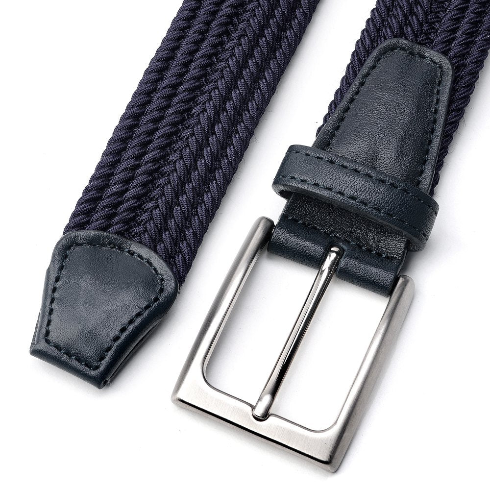 サドラーズ Saddler's ファインメッシュベルト 【3.2cm幅】 G01 ブラック ネイビー【メンズ ベルト ビジネス イタリア】