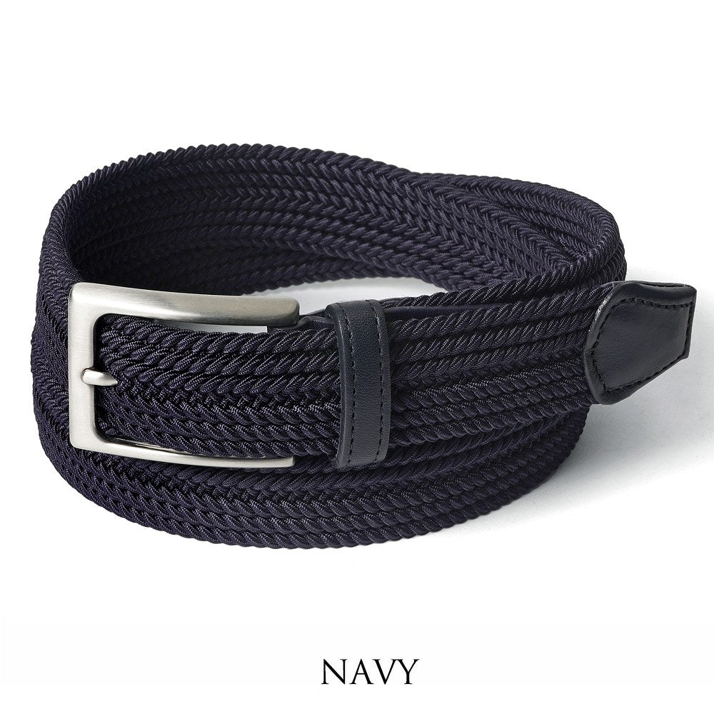 サドラーズ Saddler's ファインメッシュベルト 【3.2cm幅】 G01 ブラック ネイビー【メンズ ベルト ビジネス イタリア】