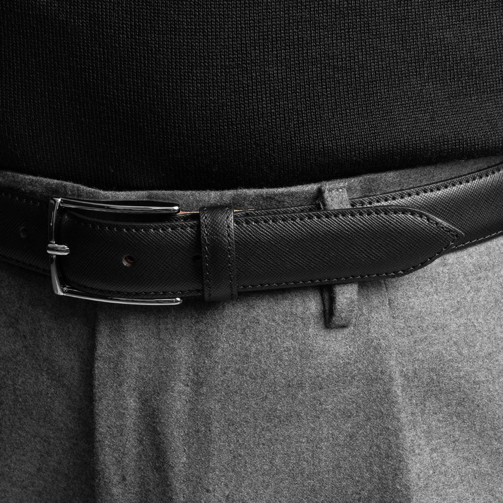 サドラーズ Saddler's ベルト G337 ブラック ダークブラウン ブラウン サッフィアーノ【3.0cm幅】【メンズ ベルト ビジネス イタリア】