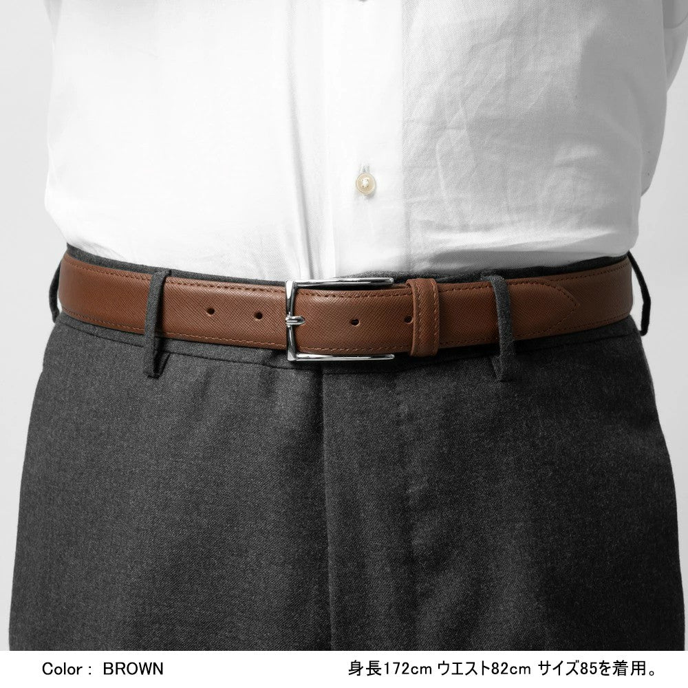 サドラーズ Saddler's ベルト G337 ブラック ダークブラウン ブラウン サッフィアーノ【3.0cm幅】【メンズ ベルト ビジネス イタリア】