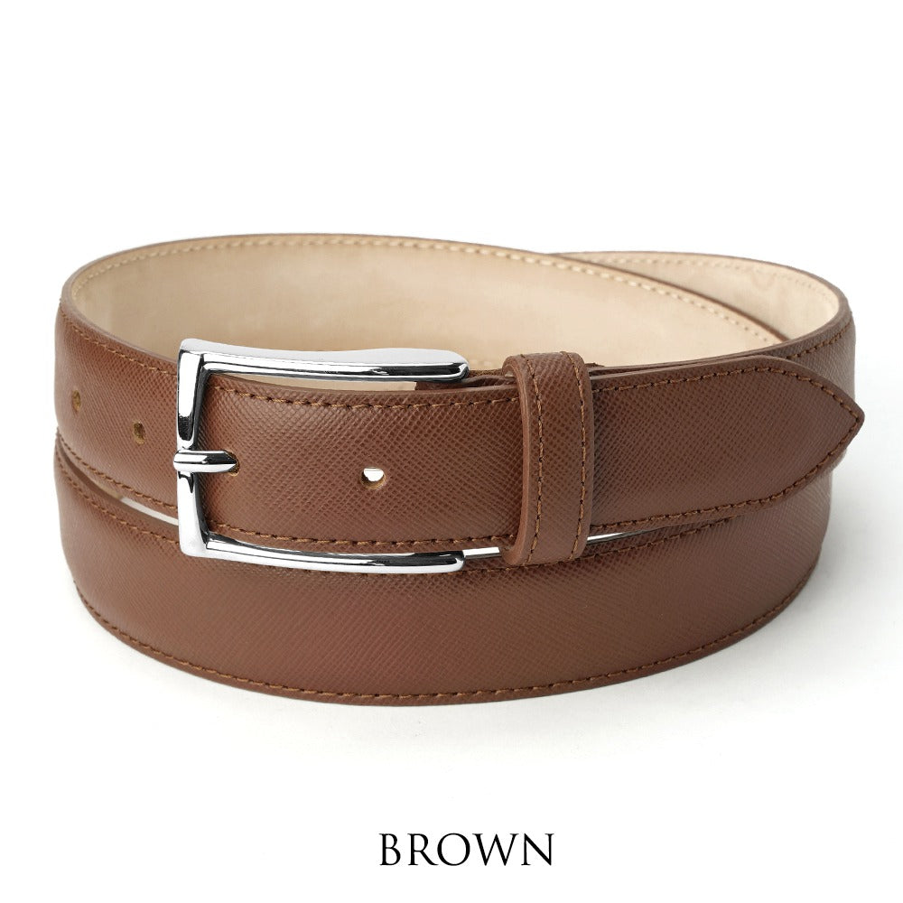 サドラーズ Saddler's ベルト G337 ブラック ダークブラウン ブラウン サッフィアーノ【3.0cm幅】【メンズ ベルト ビジネス イタリア】