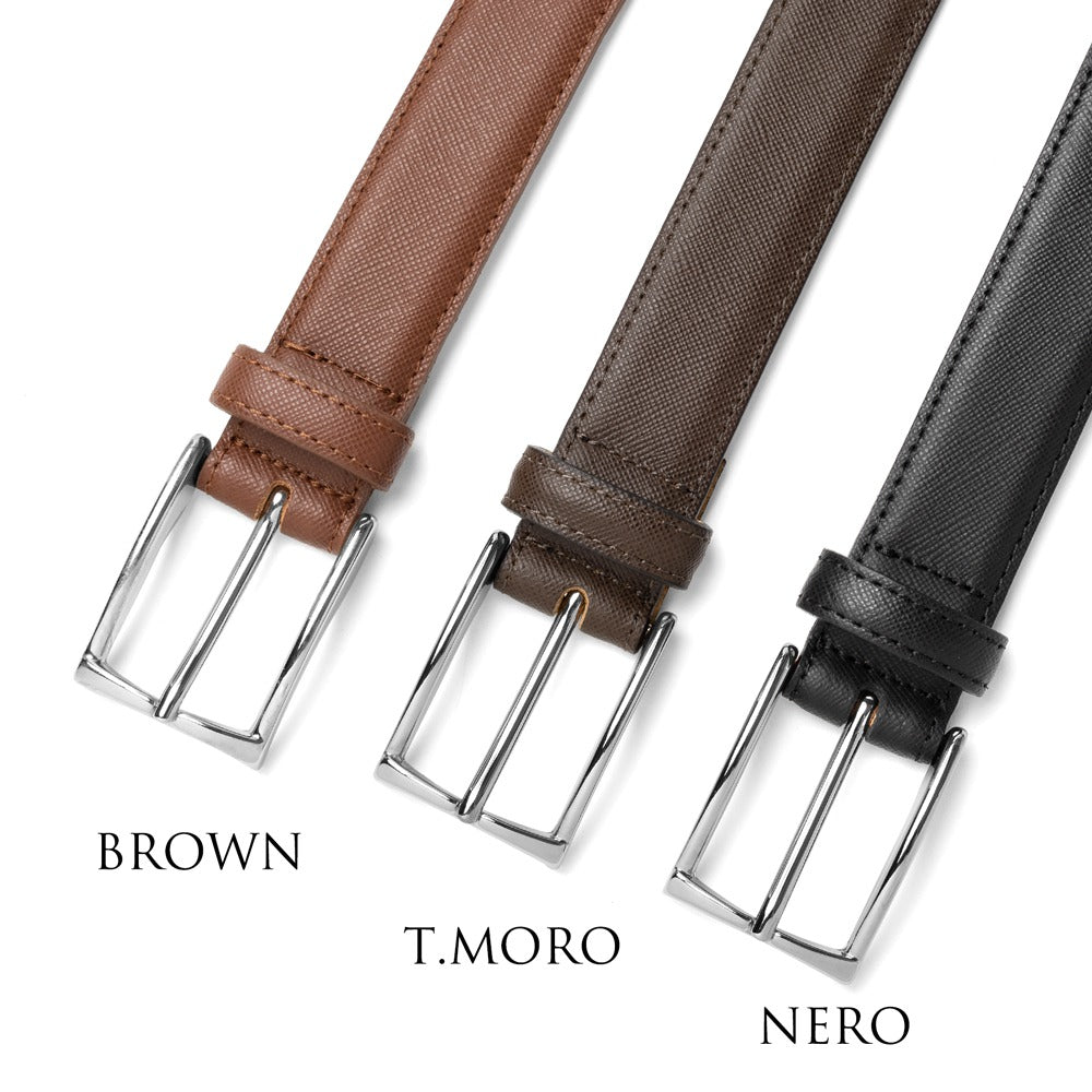 サドラーズ Saddler's ベルト G337 ブラック ダークブラウン ブラウン サッフィアーノ【3.0cm幅】【メンズ ベルト ビジネス イタリア】