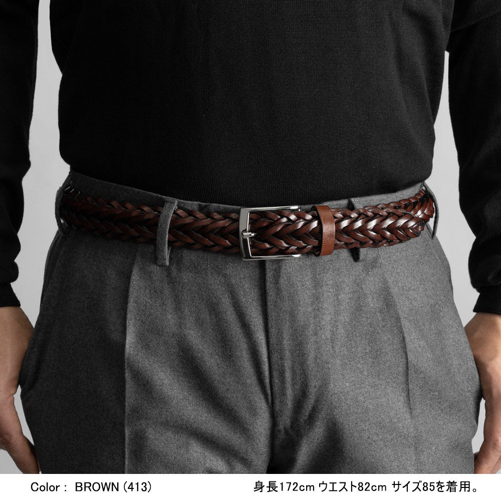 サドラーズ Saddler's カーフメッシュベルト 【3.5cm幅】 G76