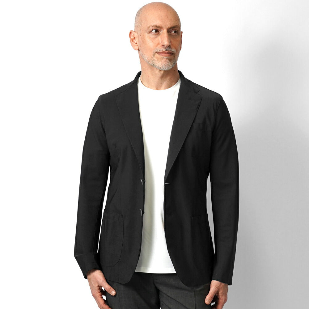 ヘルノ HERNO ジャケット ストレッチ ナイロン GA000157U ブラック ネイビー テーラードジャケット メンズ テーラージャケット 洗える スリム ビジネスジャケット カジュアル ビジネス カジュアルジャケット メンズジャケット 男性 ライトアウター イタリア