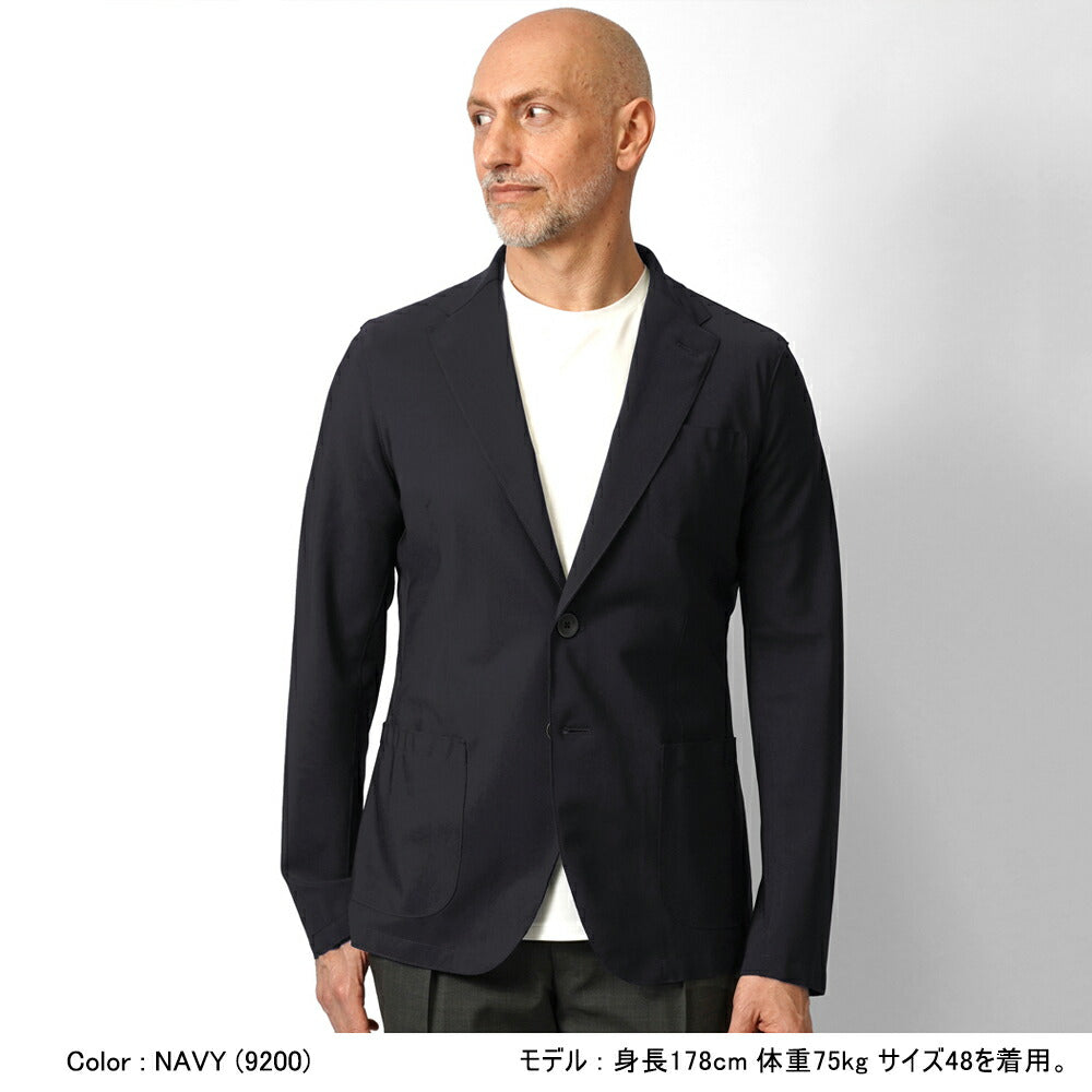 ヘルノ HERNO ジャケット ストレッチ ナイロン GA000157U ブラック ネイビー テーラードジャケット メンズ テーラージャケット 洗える スリム ビジネスジャケット カジュアル ビジネス カジュアルジャケット メンズジャケット 男性 ライトアウター イタリア