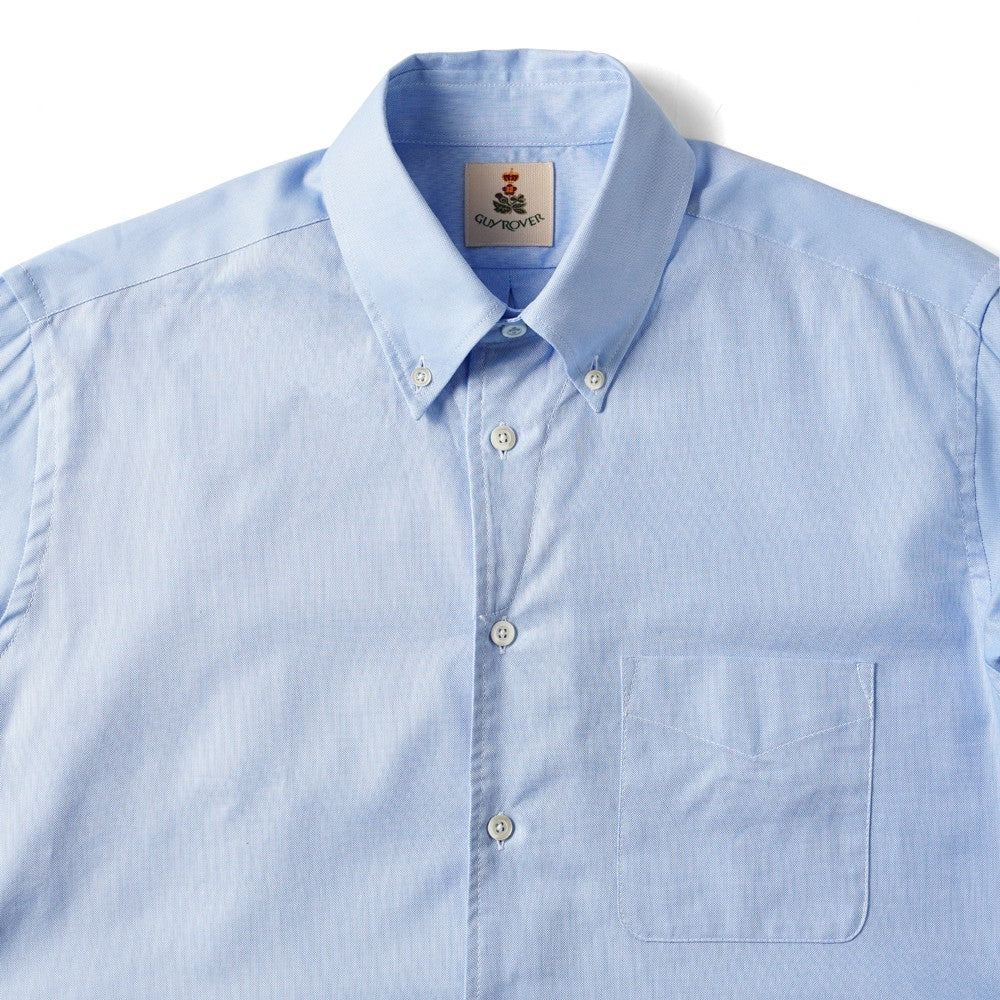 ギローバー GUY ROVER ボタンダウンシャツ 長袖 3950GR657 205 552103 リラックスフィット オックスフォード コットン ホワイト ブラック ネイビー ブルー シャツ イタリア メンズ 長袖 ドレス カジュアル 無地
