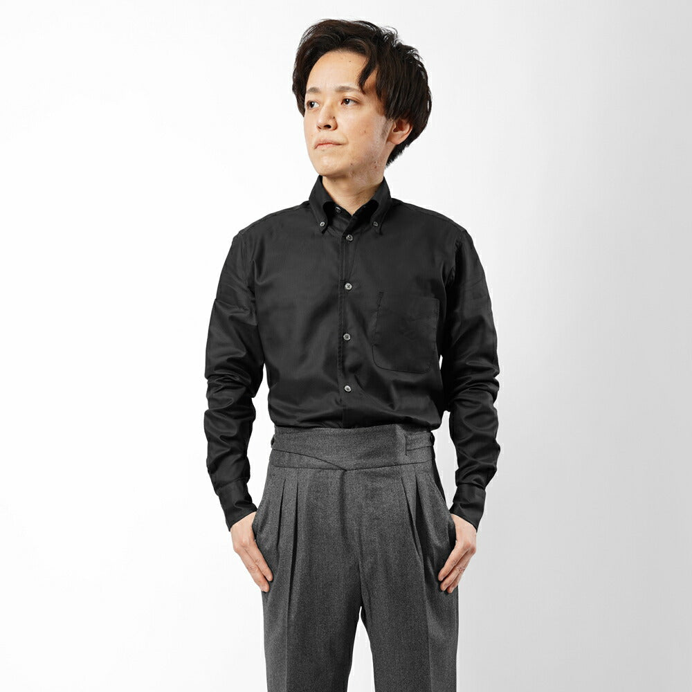 ギローバー GUY ROVER ボタンダウンシャツ 長袖 3950GR657 205 552103 リラックスフィット オックスフォード コットン ホワイト ブラック ネイビー ブルー シャツ イタリア メンズ 長袖 ドレス カジュアル 無地