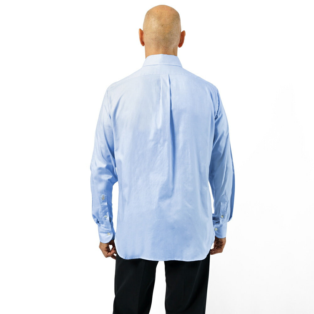 ギローバー GUY ROVER ボタンダウンシャツ 長袖 3950GR657 205 552103 リラックスフィット オックスフォード コットン ホワイト ブラック ネイビー ブルー シャツ イタリア メンズ 長袖 ドレス カジュアル 無地