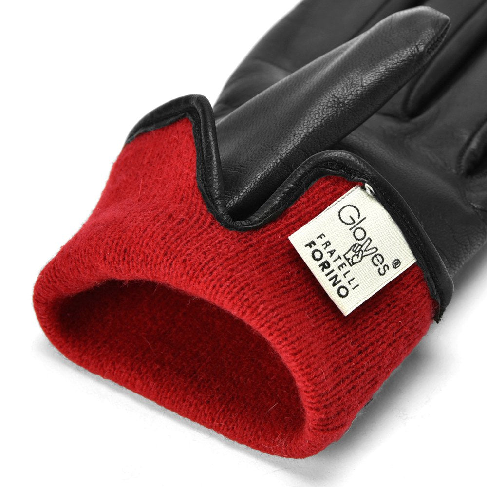 【返品不可】グローブス GLOVES レディース 手袋 78 レザー ブラック【ゆうパケット対応】 革 レザー ブランド 防寒 暖かい 冬小物 プレゼント