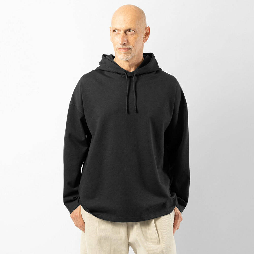 イーヴォ HEVO スウェットフーディ オーバーサイズ TUGLIEL ブラック ネイビー グレージュ