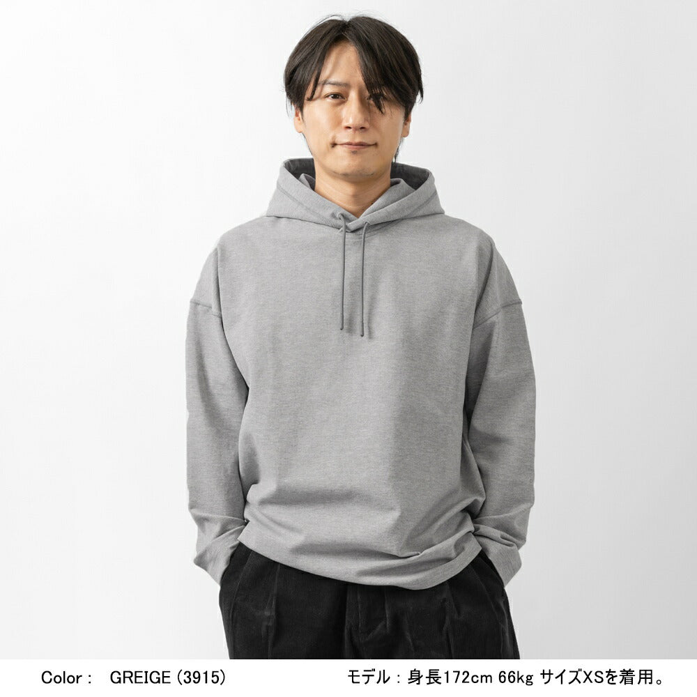 イーヴォ HEVO スウェットフーディ オーバーサイズ TUGLIEL ブラック ネイビー グレージュ