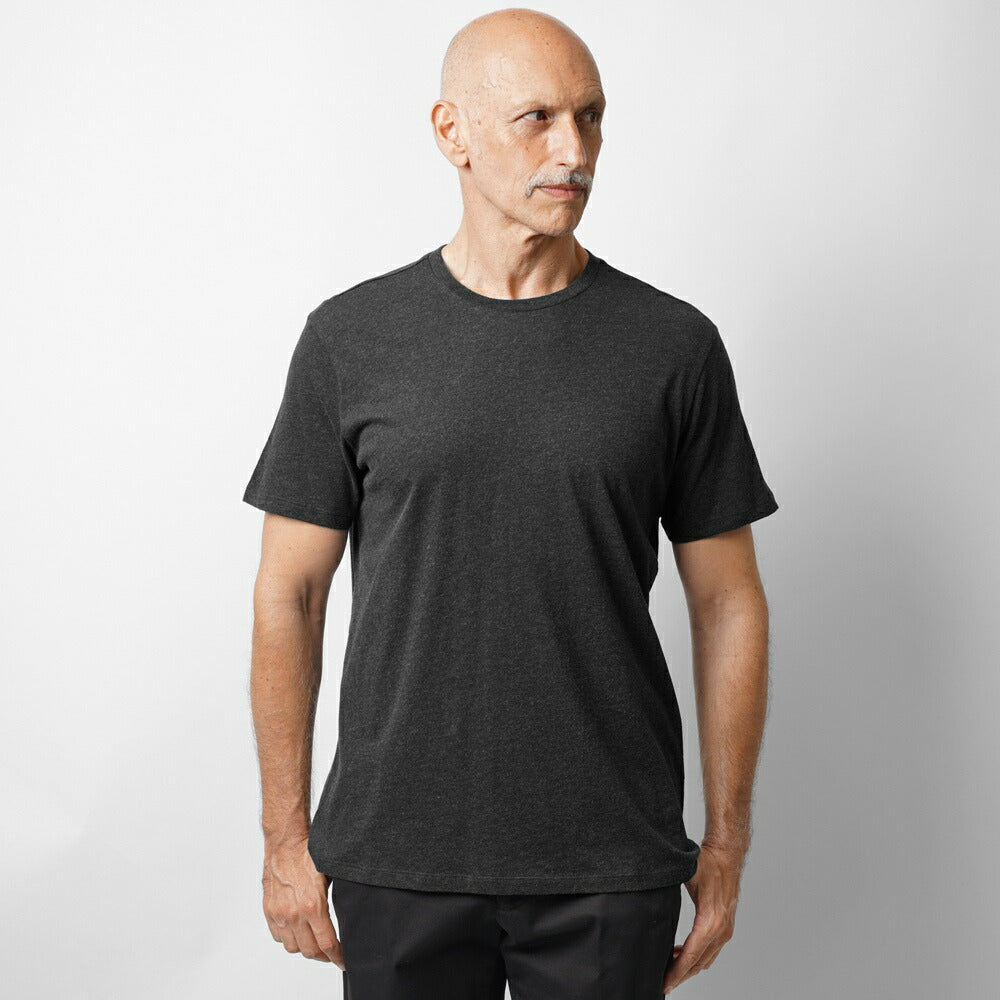 マジェスティック フィラチュール MAJESTIC FILATURES Tシャツ クルーネック HTS022 ネイビー ホワイト グレー ブラック メンズ 半袖 夏 無地 ストレッチ 紺 白  黒【ゆうパケット発送】