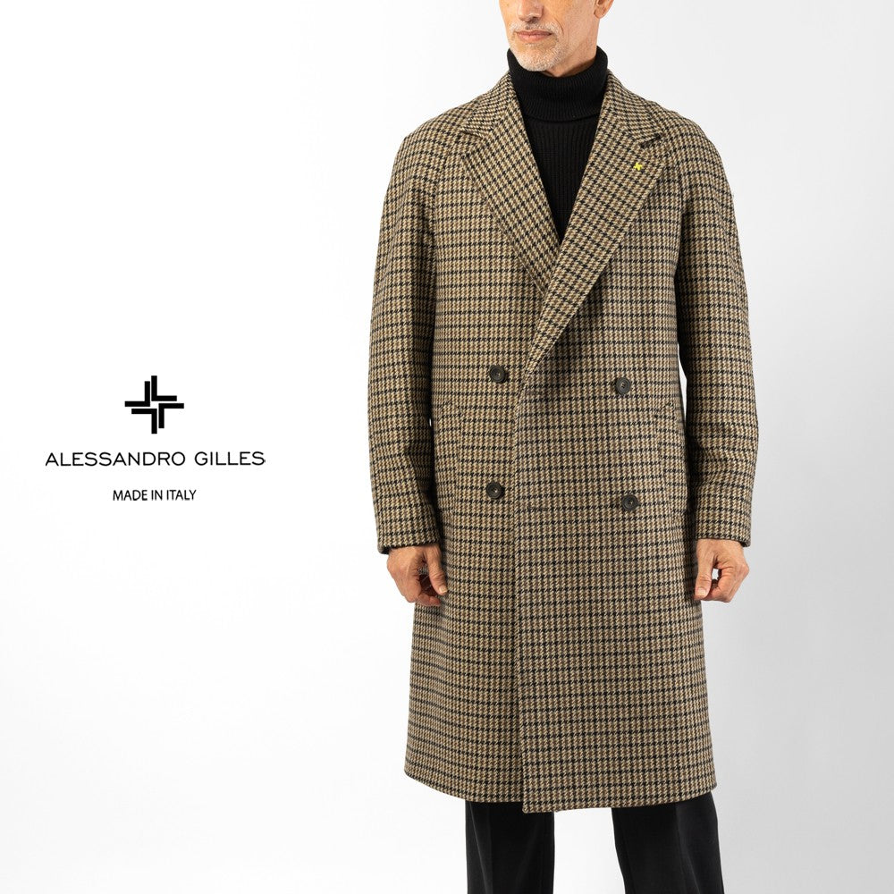 アレッサンドロジレス ALESSANDRO GILLES C507 3648 ダブルブレストコート