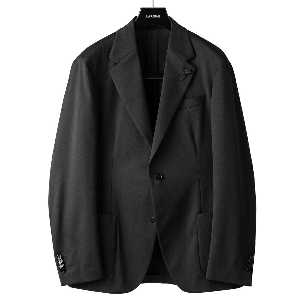 ラルディーニ LARDINI スーツ IV148E-IVEL63703 ジャケット 1プリーツパンツ EASY WEAR 高機能 ウール ストレッチウール ブラック ネイビー グレー オールシーズン メンズ セット セットアップ ブランド フォーマル 開き見せ  サイドベンツ 高級 クラシコ イタリア