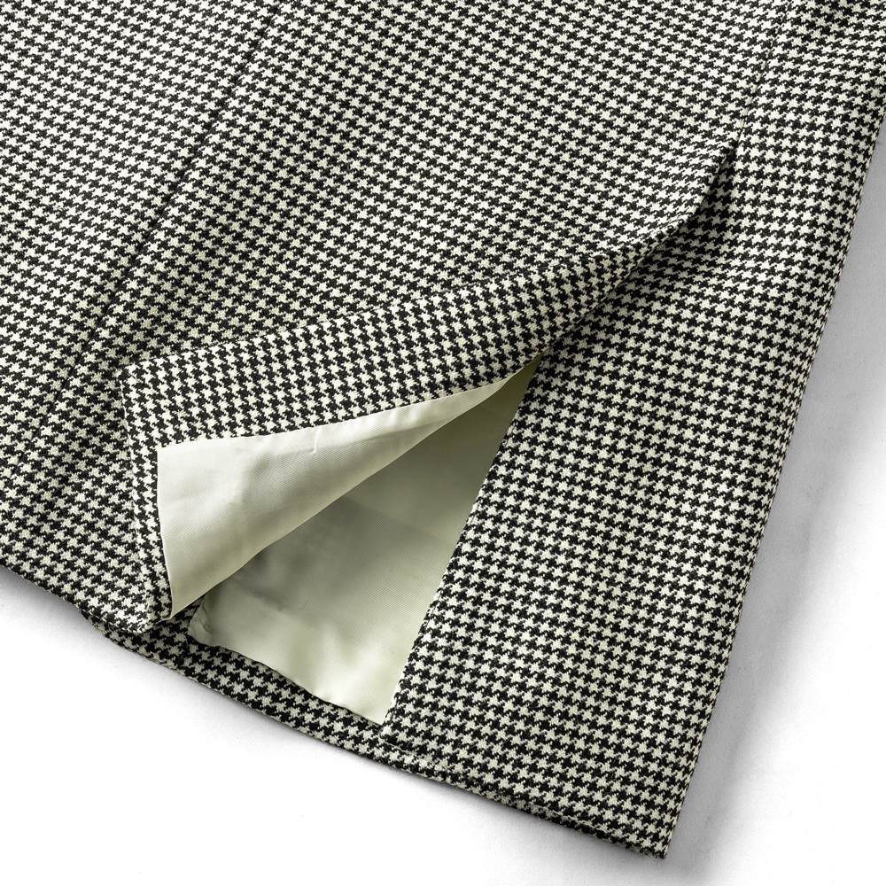 【返品不可】ラルディーニ LARDINI ジャケット 千鳥柄 IV5802E-IVSF63501 シングル テーラードジャケット ハウンドトゥース 24秋冬 メンズ ビジネス ブランド ライトツイード ノッチドラペル 2ボタン ホワイト ブラック サイドベンツ 高級 クラシコ イタリア