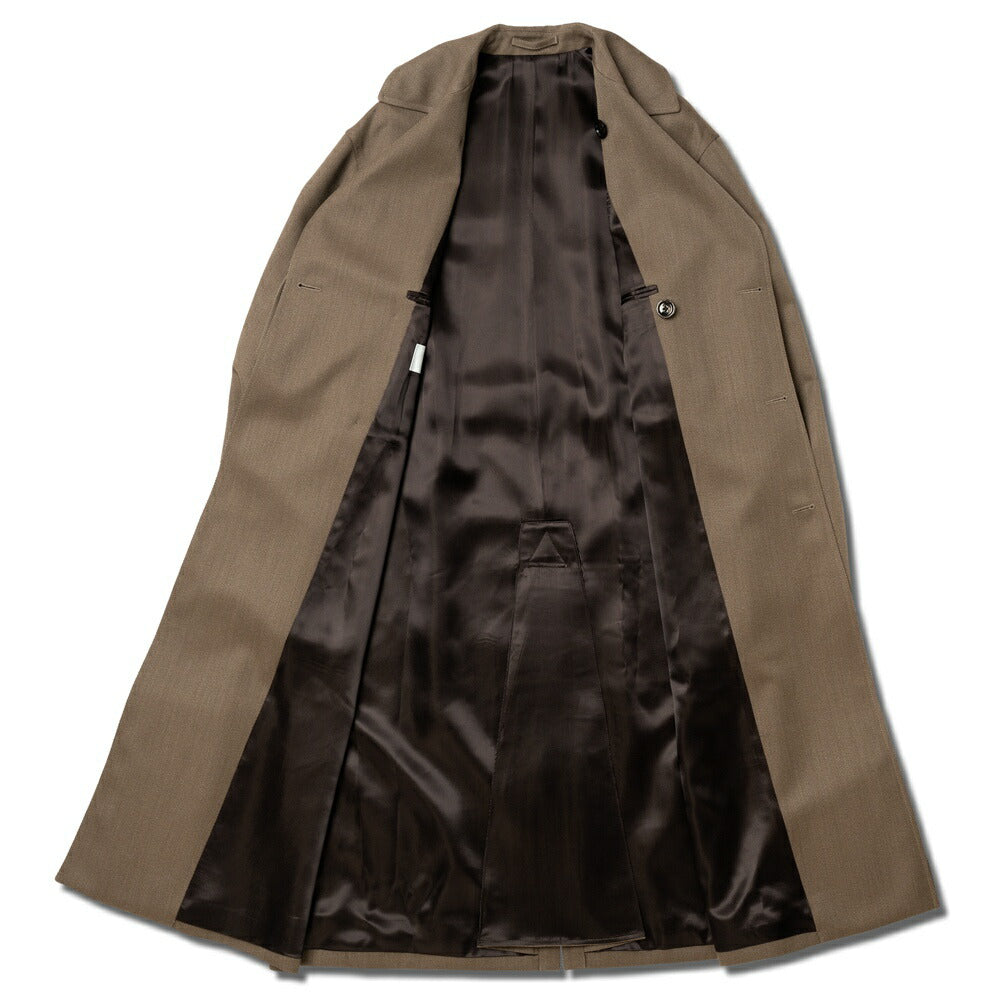 ラルディーニ LARDINI ロングトレンチコート IVADRIEL-IVAM63553 420 ウール カーキ 24AW 24秋冬 トレンチコート ロング ロングコート ミリタリーコート メンズ ツイル ビジネス ブランド 高級 クラシコ イタリア インポート