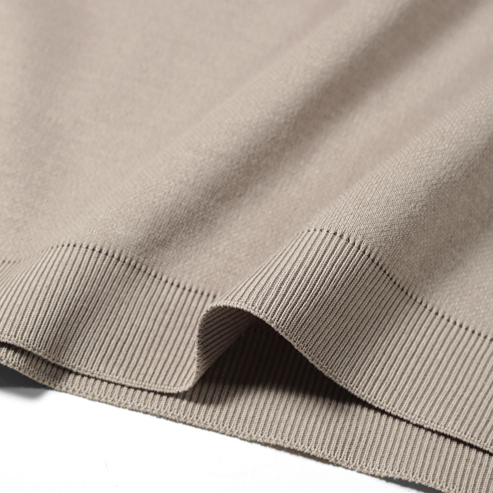 ヘルノ HERNO ニット Tシャツ カットソー JG000206U クルーネック コットン ストレッチ 半袖 メンズ グレージュ ブラック 2600 9300 綿 コットン カジュアル ドレス ブランド 大きいサイズインナー 無地 ニットT スリム イタリア インポート