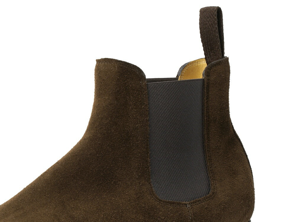 ジョンロブ JOHN LOBB LAWRY サイドゴアブーツ ワイズE スエード ダークブラウン レザーソール ドレスシューズ 革靴 ビジネスシューズ メンズ イギリス 英国 ブーツ 本革 ビジネス イタリア サイドゴア 茶 ショートブーツ ブランド