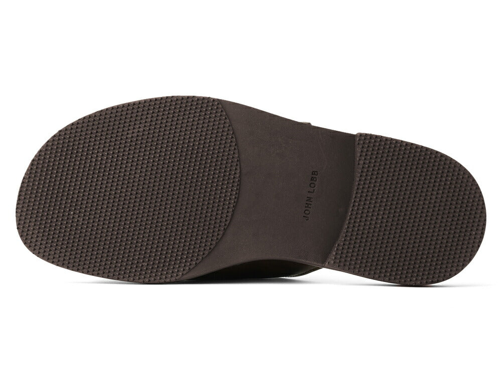 ジョンロブ JOHN LOBB レザーサンダル BEACON PD ダブルモンク ダークブラウン ワイズE ラスト1712 メンズ サンダル 夏 本革 ブランド