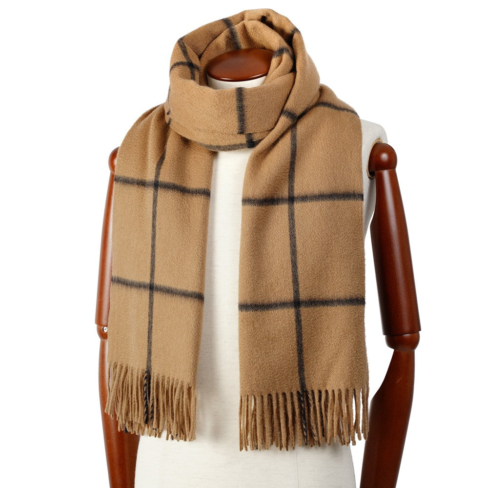 ジョシュアエリス JOSHUA ELLIS カシミア 大判 ストール マフラー 高級 ブランド カシミアマフラー カシミアストール 大判ストール チェック ウインドウペン チェック柄マフラー チェックマフラー ビジネス カシミア100% カシミヤ メンズ レディース プレゼント