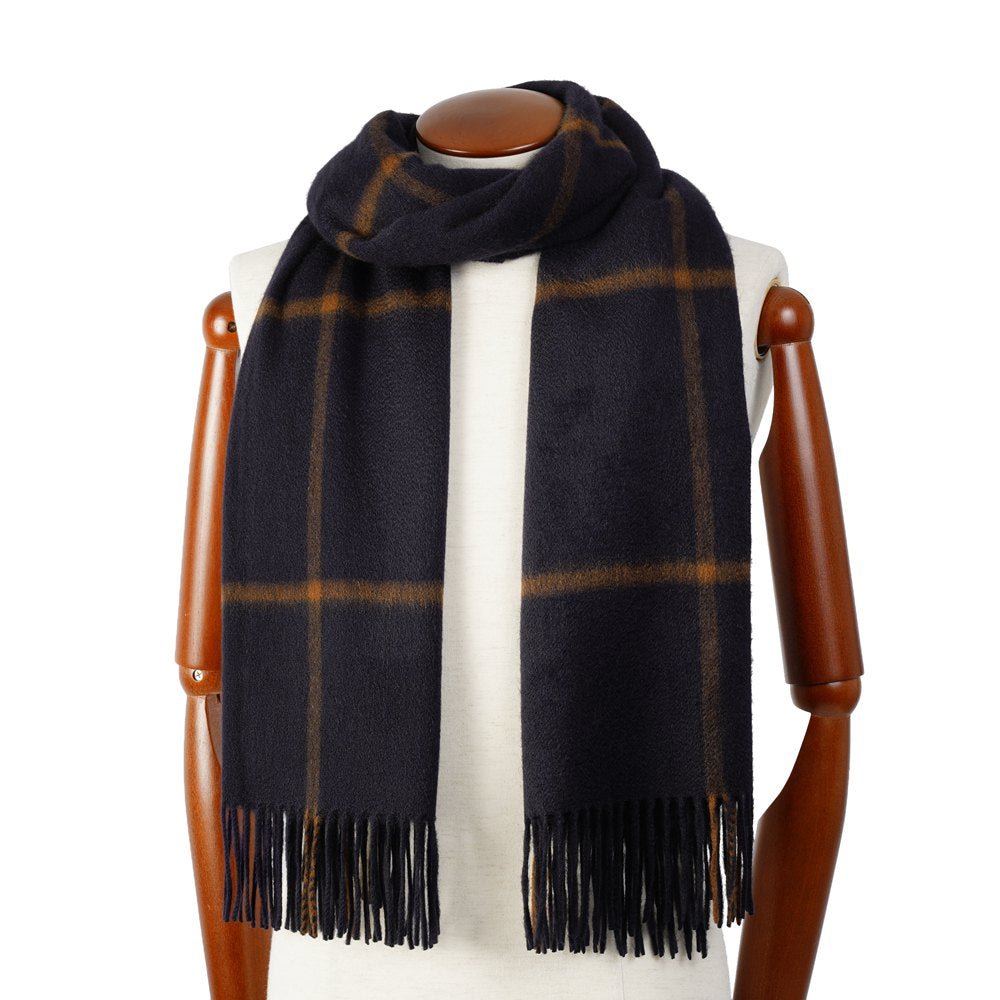 ジョシュアエリス JOSHUA ELLIS カシミア 大判 ストール マフラー 高級 カシミアマフラー カシミアストール 大判ストール チェック ウインドウペン 大判マフラー チェックマフラー チェック柄 メンズマフラー カシミヤ ギフト メンズ レディース ネイビー ブラウン ブラック