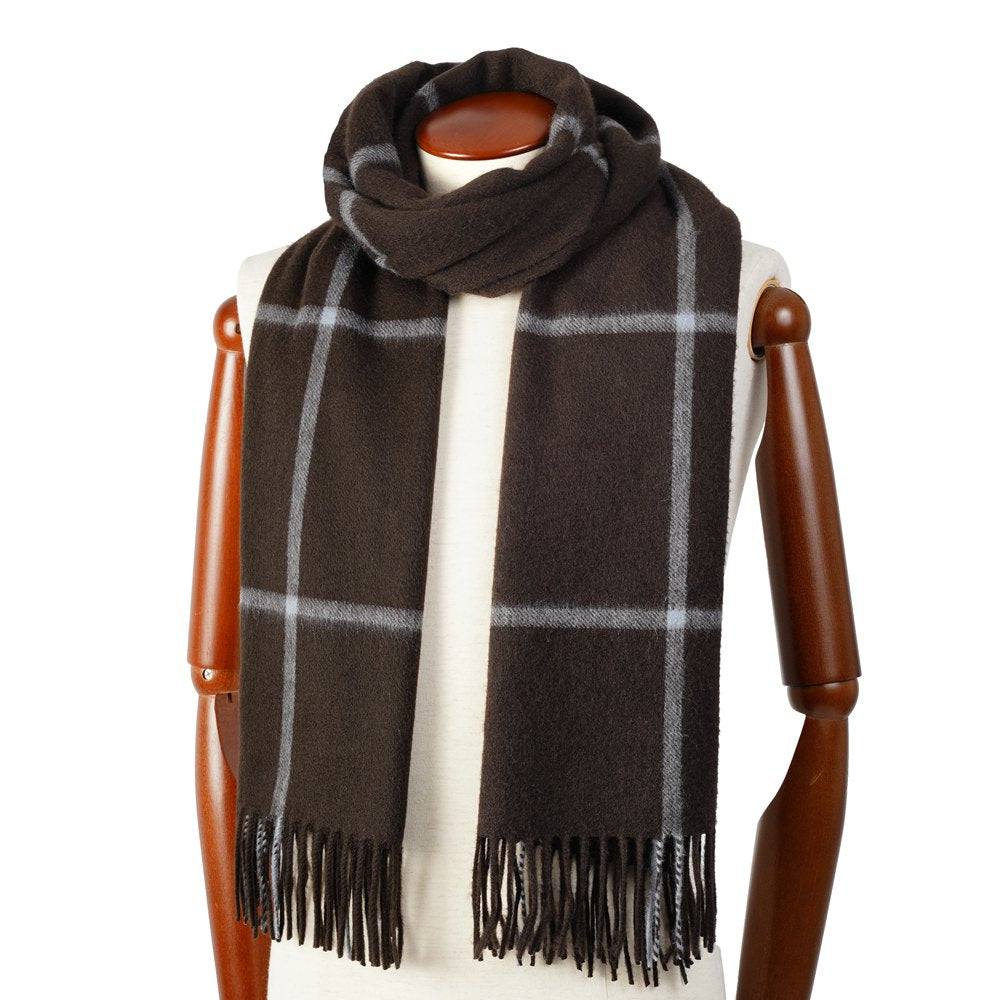 ジョシュアエリス JOSHUA ELLIS カシミア 大判 ストール マフラー 高級 カシミアマフラー カシミアストール 大判ストール チェック ウインドウペン 大判マフラー チェックマフラー チェック柄 メンズマフラー カシミヤ ギフト メンズ レディース ネイビー ブラウン ブラック