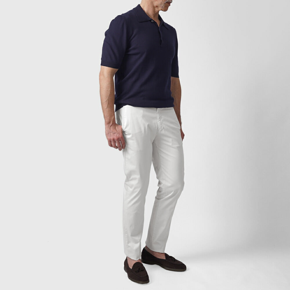 バフィー BAFY ニット ポロシャツ 1604TBM 金ボタン 銀ボタン ブルー ブラック ネイビー オフホワイト グレー カーキ ベージュ 25SS メンズ 夏 半袖 ニット ニットポロ サマーニット 薄手 イタリア Tシャツ 25春夏 大人 コットン 綿 無地 ブランド 春 黒 白 紺 トップス