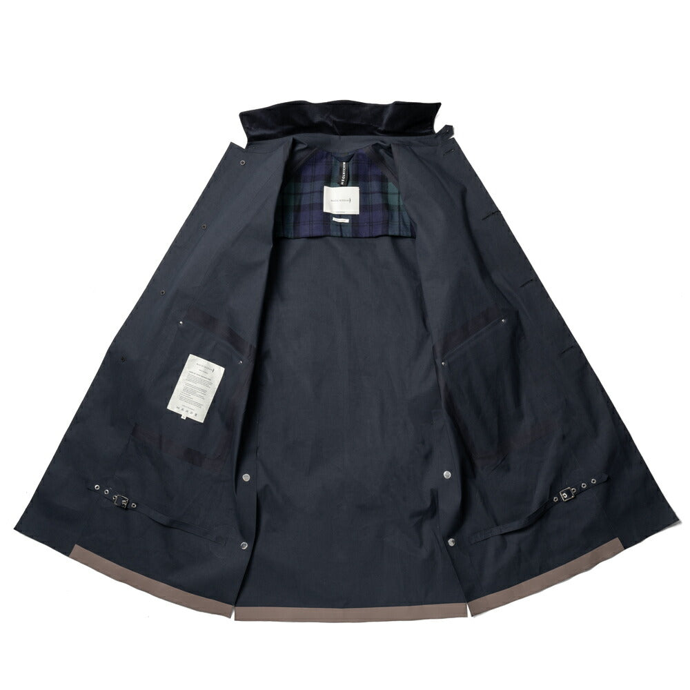 マッキントッシュ MACKINTOSH シングルトレンチコート KNIGHTSWOOD ゴム引きコート トレンチコート マッキントッシュクロス モーターサイクルコート メンズ ビジネス ネイビー ビジネスコート メンズコート ミリタリーコート ミリタリー ブランド メンズアウター