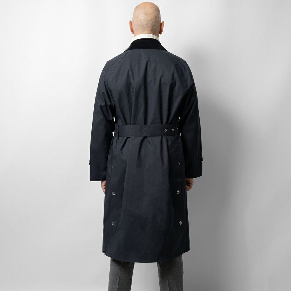 マッキントッシュ MACKINTOSH シングルトレンチコート KNIGHTSWOOD ゴム引きコート トレンチコート マッキントッシュクロス モーターサイクルコート メンズ ビジネス ネイビー ビジネスコート メンズコート ミリタリーコート ミリタリー ブランド メンズアウター