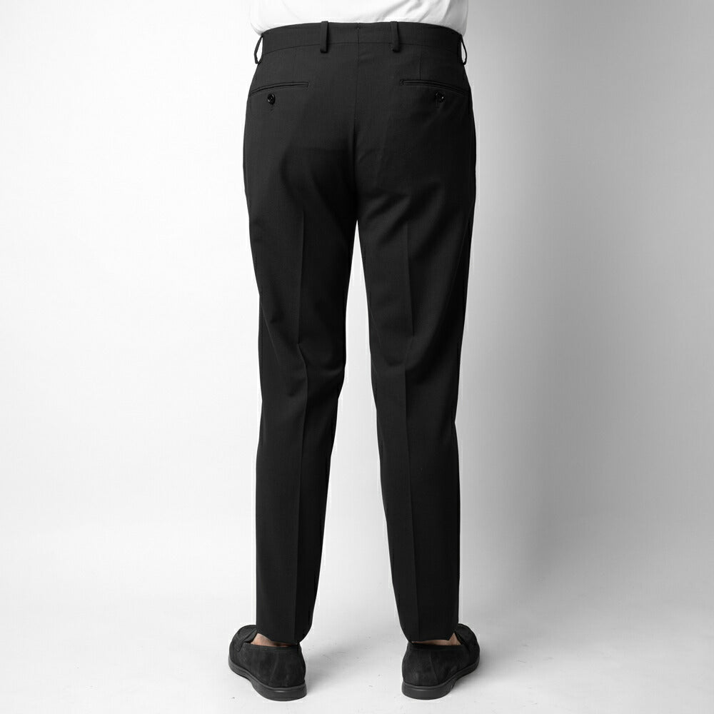 【返品不可】ラルディーニ LARDINI スーツ EQ148E-EQEL62704 ジャケット 1プリーツパンツ EASY WEAR 高機能 ウールトロピカル ストレッチウール ブラック ネイビー グレー オールシーズン メンズ セット セットアップ ブランド フォーマル 開き見せ  サイドベンツ イタリア