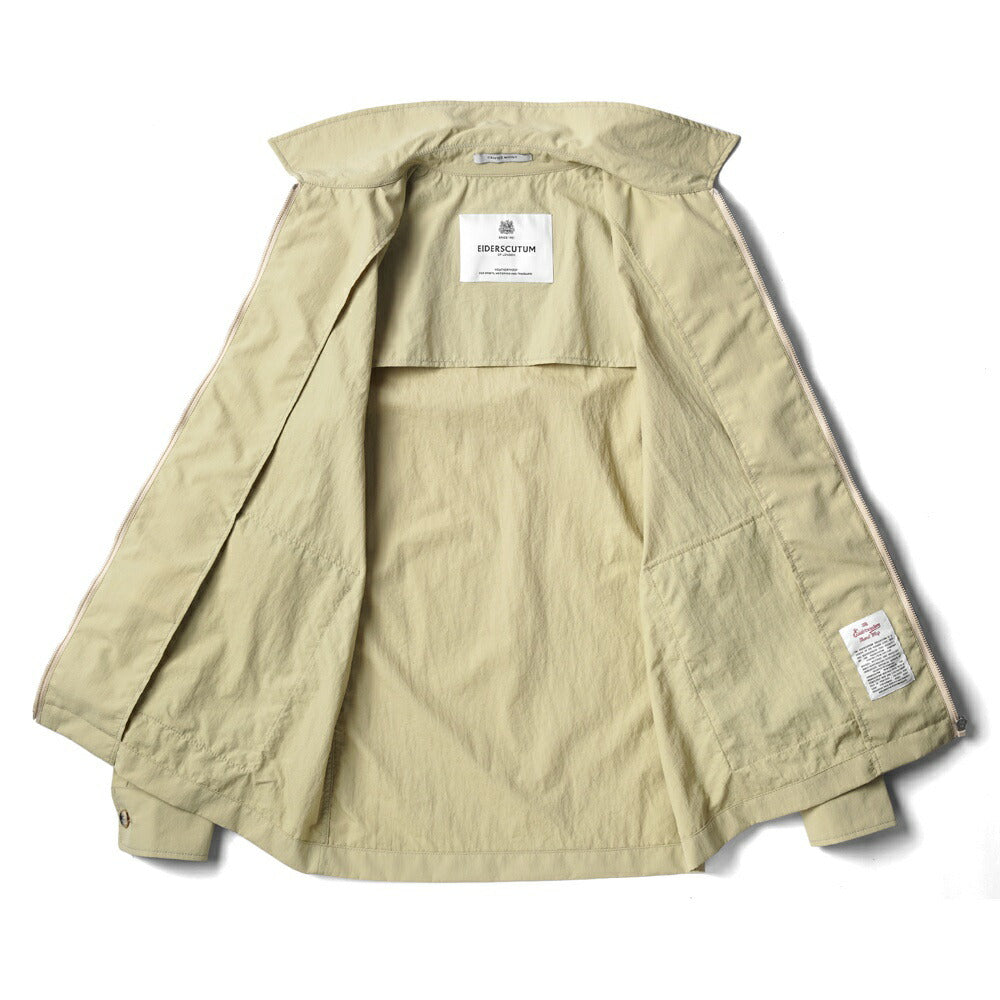 エイダースキュータム EIDERSCUTUM ハリントンジャケット ナイロンブルゾン LEEDS GE10S P105 ショート丈 ブルゾン パッカブル 25SS 春夏 アクアスキュータム メンズ ライトアウター 軽量 イタリア 英国 イギリス ジャケット  アウター インポート ロイヤルロウ ROYAL ROW