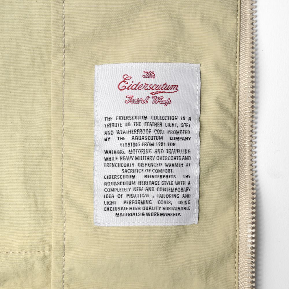 エイダースキュータム EIDERSCUTUM ハリントンジャケット ナイロンブルゾン LEEDS GE10S P105 ショート丈 ブルゾン パッカブル 25SS 春夏 アクアスキュータム メンズ ライトアウター 軽量 イタリア 英国 イギリス ジャケット  アウター インポート ロイヤルロウ ROYAL ROW