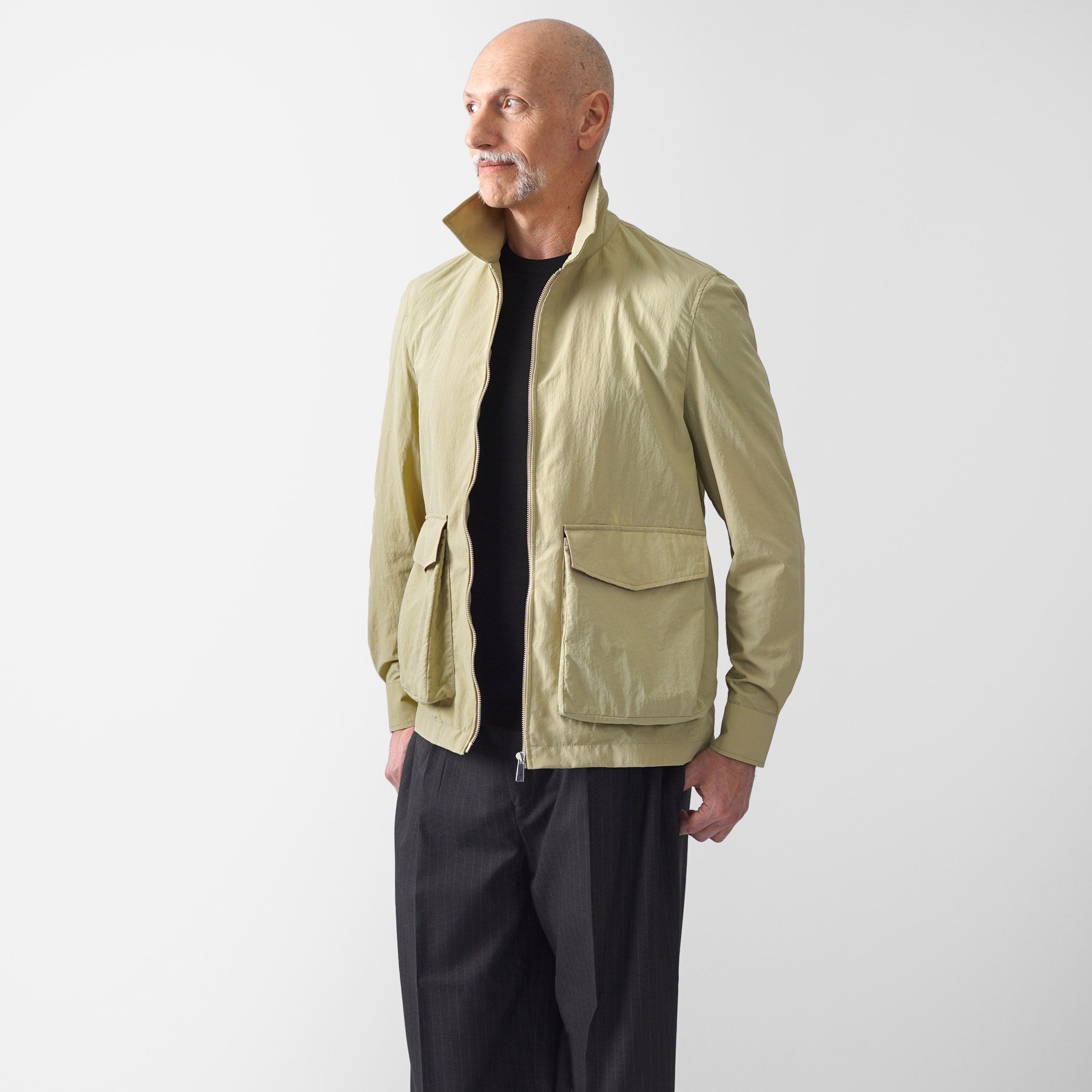 エイダースキュータム EIDERSCUTUM ハリントンジャケット ナイロンブルゾン LEEDS GE10S P105 ショート丈 ブルゾン パッカブル 25SS 春夏 アクアスキュータム メンズ ライトアウター 軽量 イタリア 英国 イギリス ジャケット  アウター インポート ロイヤルロウ ROYAL ROW