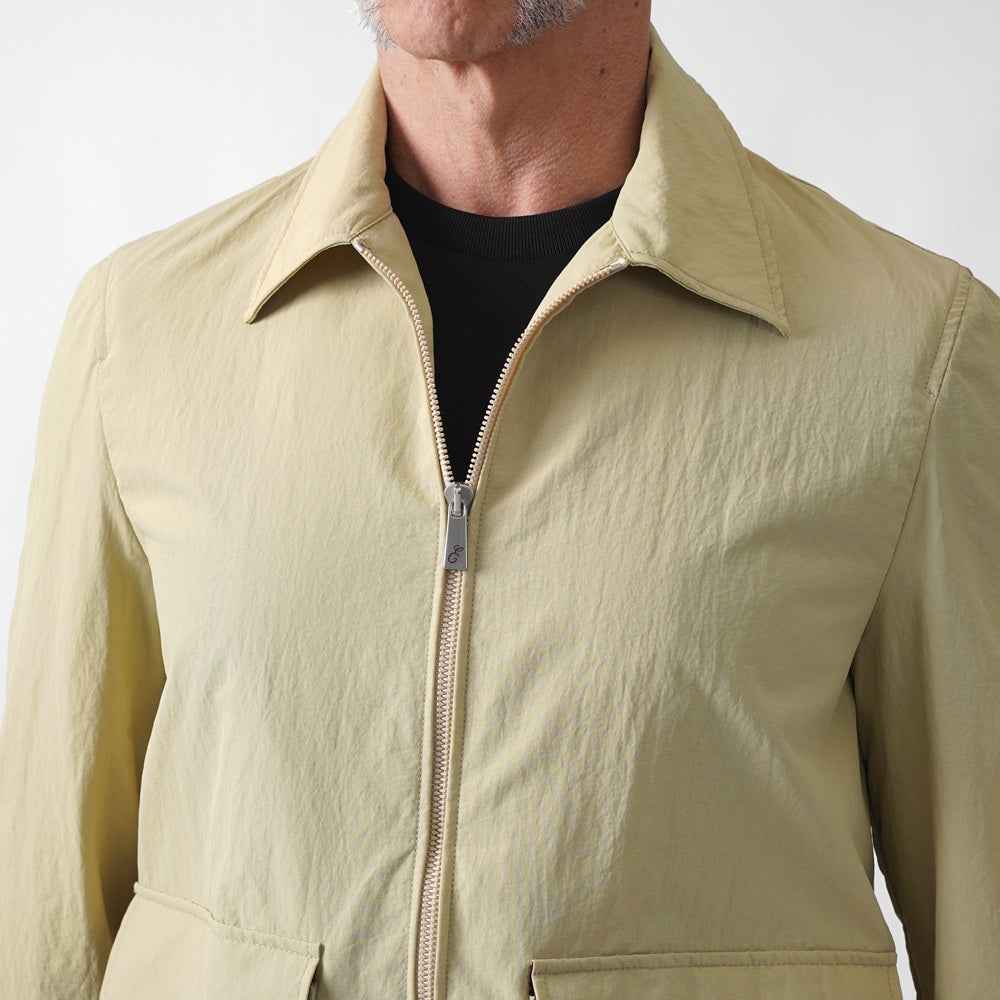 エイダースキュータム EIDERSCUTUM ハリントンジャケット ナイロンブルゾン LEEDS GE10S P105 ショート丈 ブルゾン パッカブル 25SS 春夏 アクアスキュータム メンズ ライトアウター 軽量 イタリア 英国 イギリス ジャケット  アウター インポート ロイヤルロウ ROYAL ROW