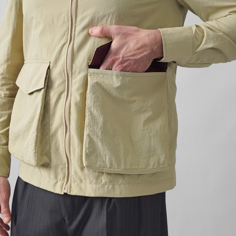 エイダースキュータム EIDERSCUTUM ハリントンジャケット ナイロンブルゾン LEEDS GE10S P105 ショート丈 ブルゾン パッカブル 25SS 春夏 アクアスキュータム メンズ ライトアウター 軽量 イタリア 英国 イギリス ジャケット  アウター インポート ロイヤルロウ ROYAL ROW