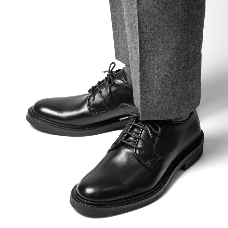 マント MAN.TO プレーントゥ 外羽根 レザー ブラック ELLAND 革靴 本革 ドレスシューズ ダイナイト メンズ カジュアル イタリア メンズ靴 歩きやすい シンプル 【送料無料】