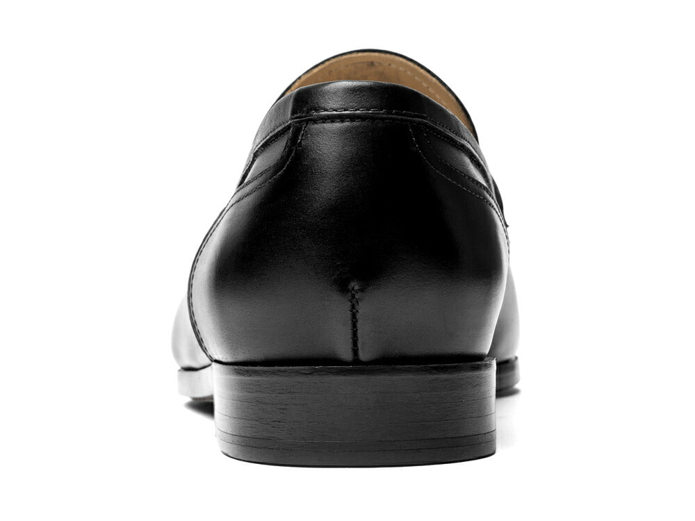 マント MAN.TO コインローファー レザー ブラック ALBERTO 革靴 本革 ローファー ドレスシューズ レザーソール メンズ ビジネス カジュアル イタリア メンズ靴 歩きやすい シンプル 【送料無料】