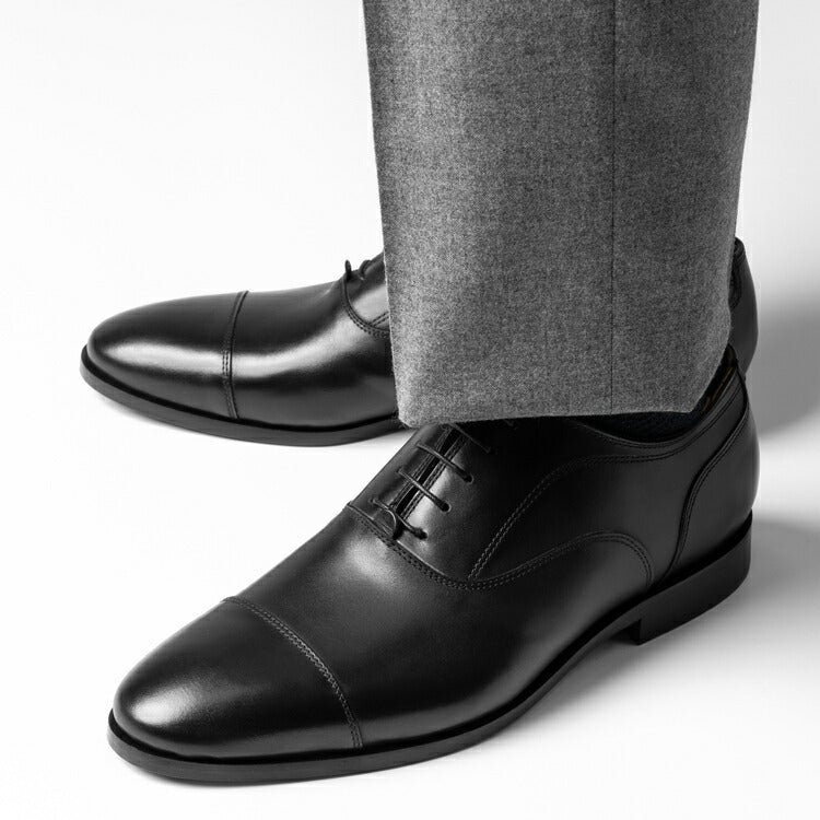 マント MAN.TO ストレートチップ レザー ブラック OXFORD 革靴 本革 ドレスシューズ ビジネスシューズ レザーソール メンズ ビジネス カジュアル イタリア メンズ靴 歩きやすい シンプル 【送料無料】