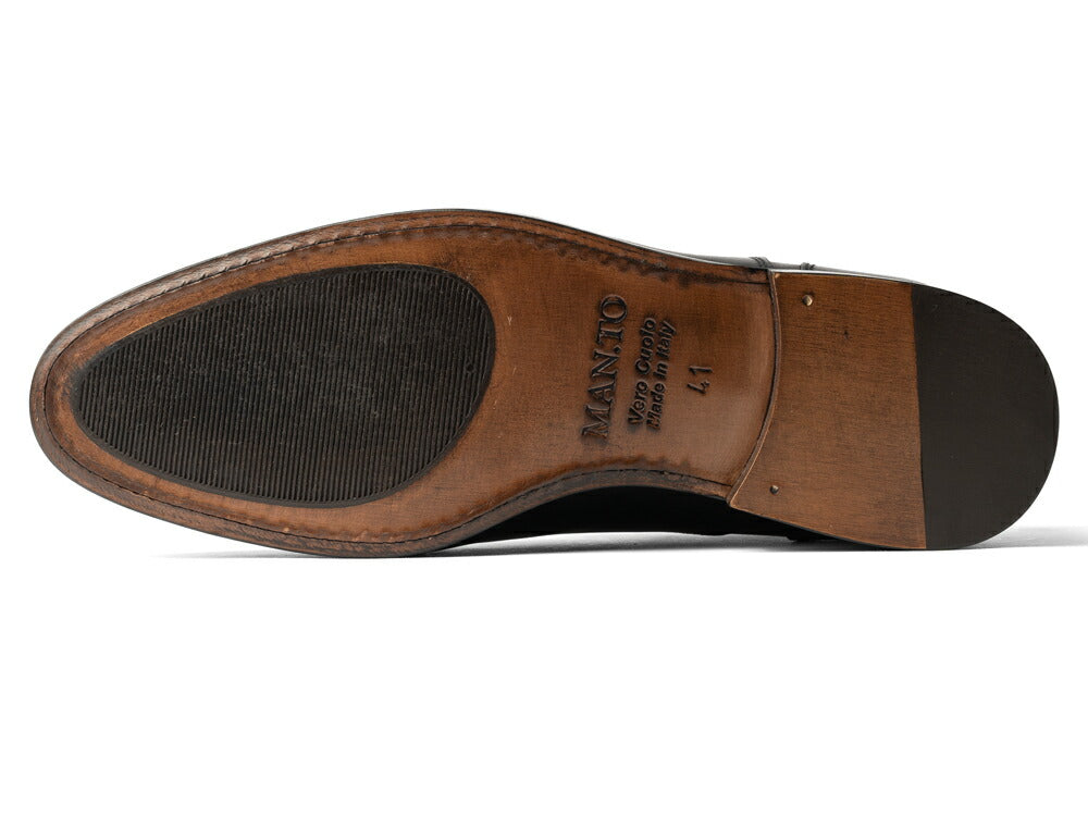 マント MAN.TO ストレートチップ レザー ダークブラウン OXFORD 革靴 本革 ドレスシューズ ビジネスシューズ レザーソール メンズ ビジネス カジュアル イタリア メンズ靴 歩きやすい シンプル 【送料無料】