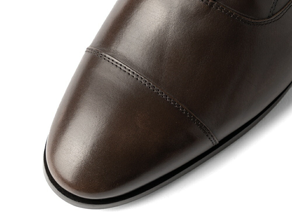 マント MAN.TO ストレートチップ レザー ダークブラウン OXFORD 革靴 本革 ドレスシューズ ビジネスシューズ レザーソール メンズ ビジネス カジュアル イタリア メンズ靴 歩きやすい シンプル 【送料無料】