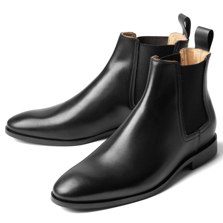 マント MAN.TO サイドゴアブーツ レザー ブラック KENDAL 革靴 本革 ブーツ サイドゴア ドレスシューズ レザーソール メンズ カジュアル イタリア メンズ靴 歩きやすい シンプル 【送料無料】